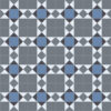 Trend Tex Victorian Mosaic Blue