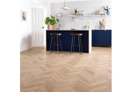 Woodpecker Goodrich Oak Parquet - Ecru Oak